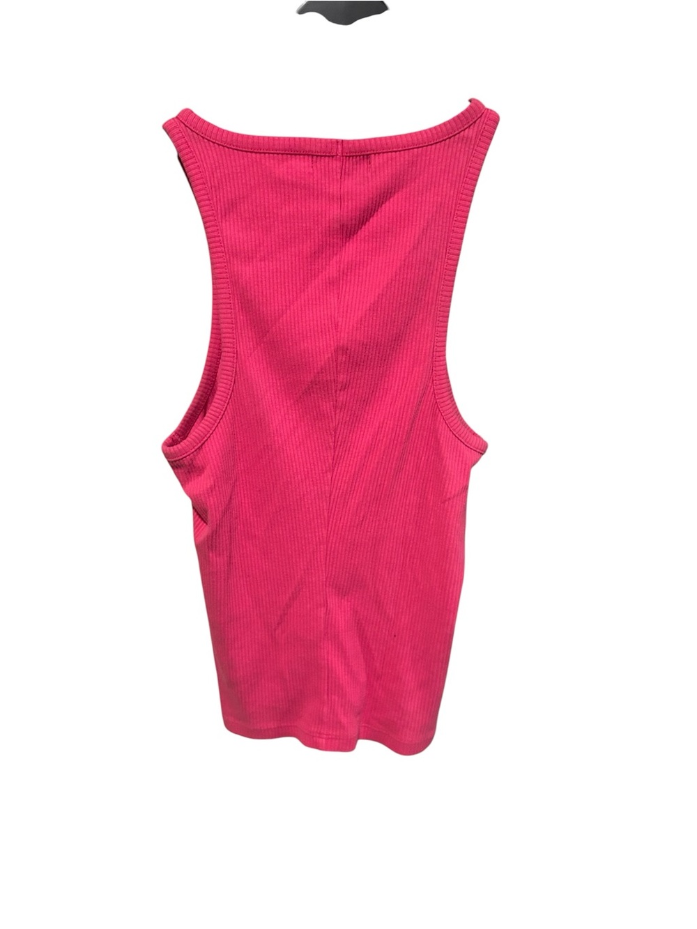 J. Crew Hot Pink Ribbed Tank - Picture 2 of 2